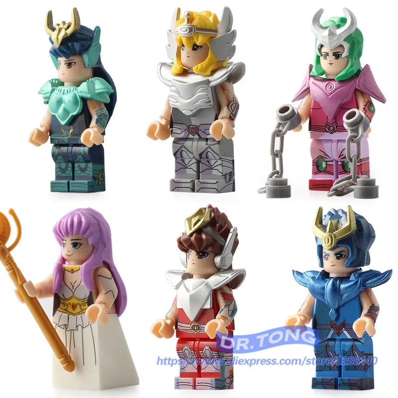 PG8128 Super Heroes Knights of the Zodiac Saint Seiya Athena Shiryu Glacier Bricks Building Blocks Figure Children Gift Toys
PG8128 Super Heroes Knights of the Zodiac Saint Seiya Athena Shiryu Glacier Bricks Building Blocks Figure Children Gift Toys