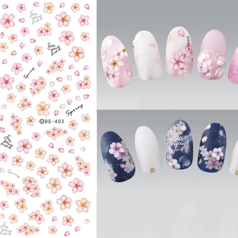 Sakura Daisy Flower Nail Water Decal Colorful Lavender Floral Transfer Sticker Manicure Nail Art Decoration
Sakura Daisy Flower Nail Water Decal Colorful Lavender Floral Transfer Sticker Manicure Nail Art Decoration