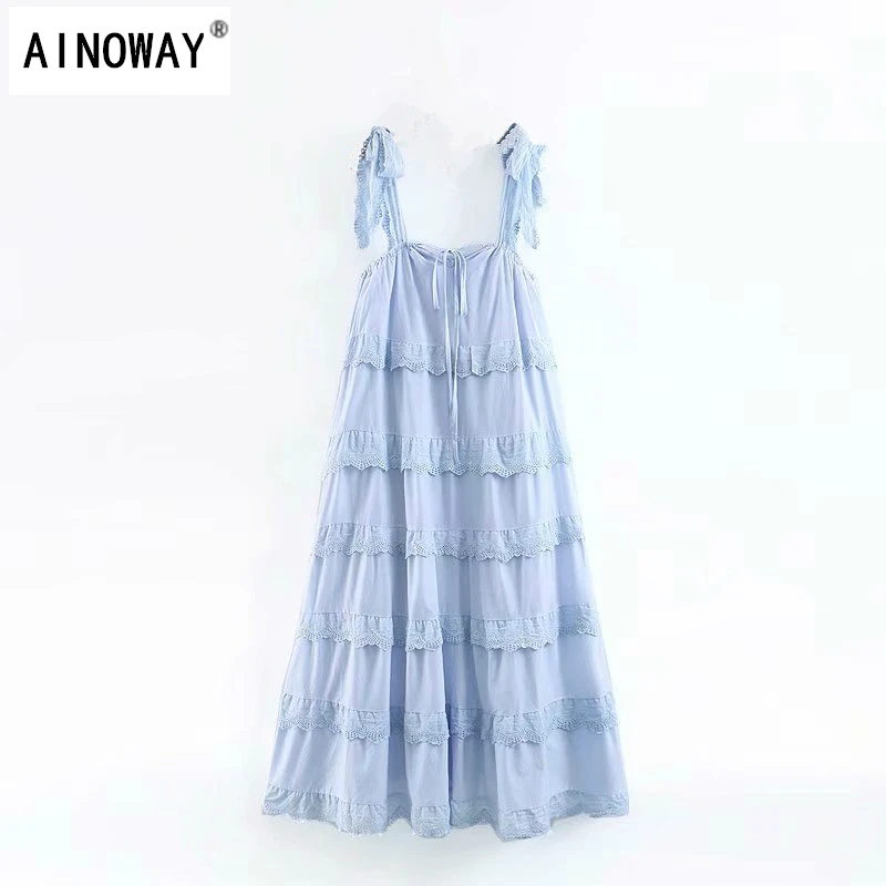 Vintage chic Women sleeveless strapless ruffles Bohemian beach big swing dresses Ladies cotton pleated Maxi dress vestidos
Vintage chic Women sleeveless strapless ruffles Bohemian beach big swing dresses Ladies cotton pleated Maxi dress vestidos