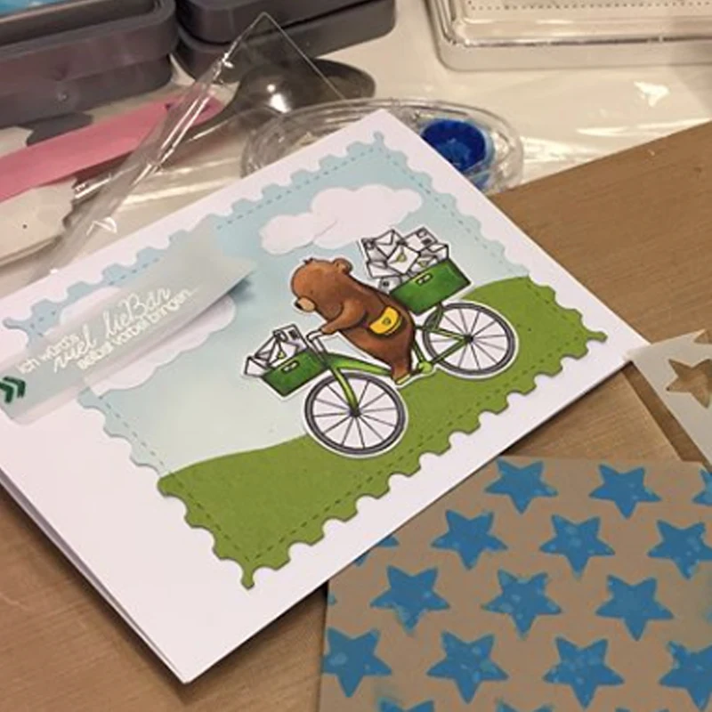 Star Polka Frame Plastic Stencils For DIY Scrapbooking Decorative Embossing Suit Paper Cards Die Cutting Template Drawing Sheet
Star Polka Frame Plastic Stencils For DIY Scrapbooking Decorative Embossing Suit Paper Cards Die Cutting Template Drawing Sheet