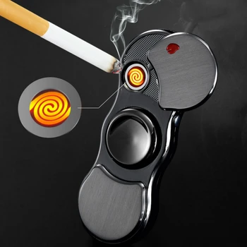 USB Tungsten Cigarette Lighter Charging Electric Windproof Lighter Creative Induction Colorful Lights Personality Fingertip Gyro
USB Tungsten Cigarette Lighter Charging Electric Windproof Lighter Creative Induction Colorful Lights Personality Fingertip Gyro
