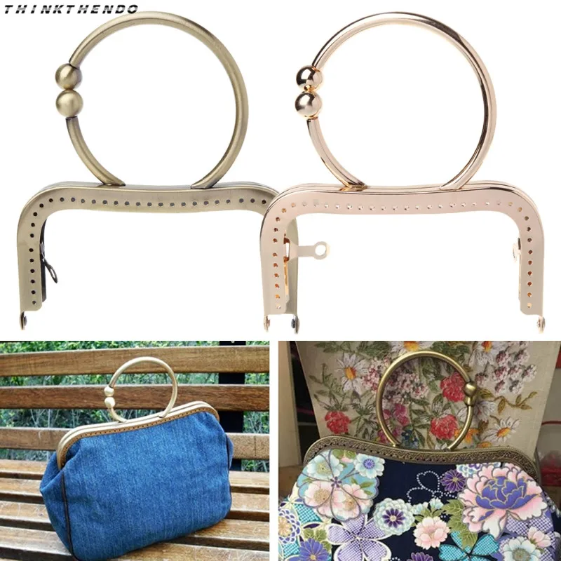 THINKTHENDO 1 Pc Vintage Metal Purse Bag Frame Kiss Clasp Lock With Handle 12.5cm Hot New Accessories High Quality
THINKTHENDO 1 Pc Vintage Metal Purse Bag Frame Kiss Clasp Lock With Handle 12.5cm Hot New Accessories High Quality