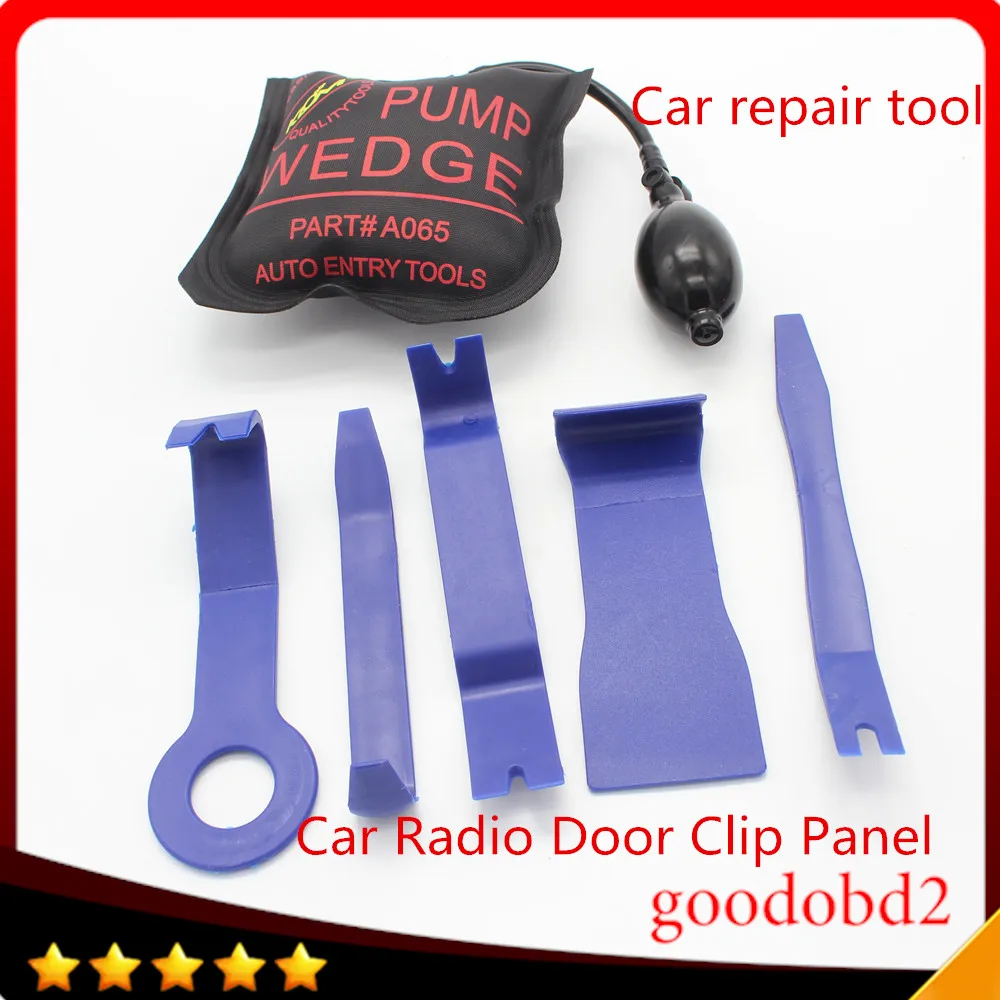 6pc/set Plastic Repairing Tool Car Radio Door Clip Panel Trim Dash Audio Stereo Removal Installation Pry+klom Pump wedge For Car
6pc/set Plastic Repairing Tool Car Radio Door Clip Panel Trim Dash Audio Stereo Removal Installation Pry+klom Pump wedge For Car