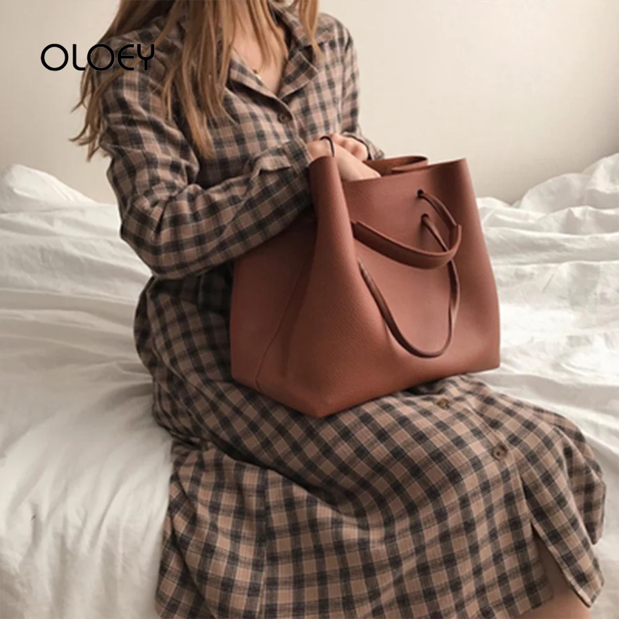 bolsos mujer de marca famosa 2019 luxury brand handbags soild women shoulder bag casual tote Bags big capacity Bolsas Feminina
bolsos mujer de marca famosa 2019 luxury brand handbags soild women shoulder bag casual tote Bags big capacity Bolsas Feminina