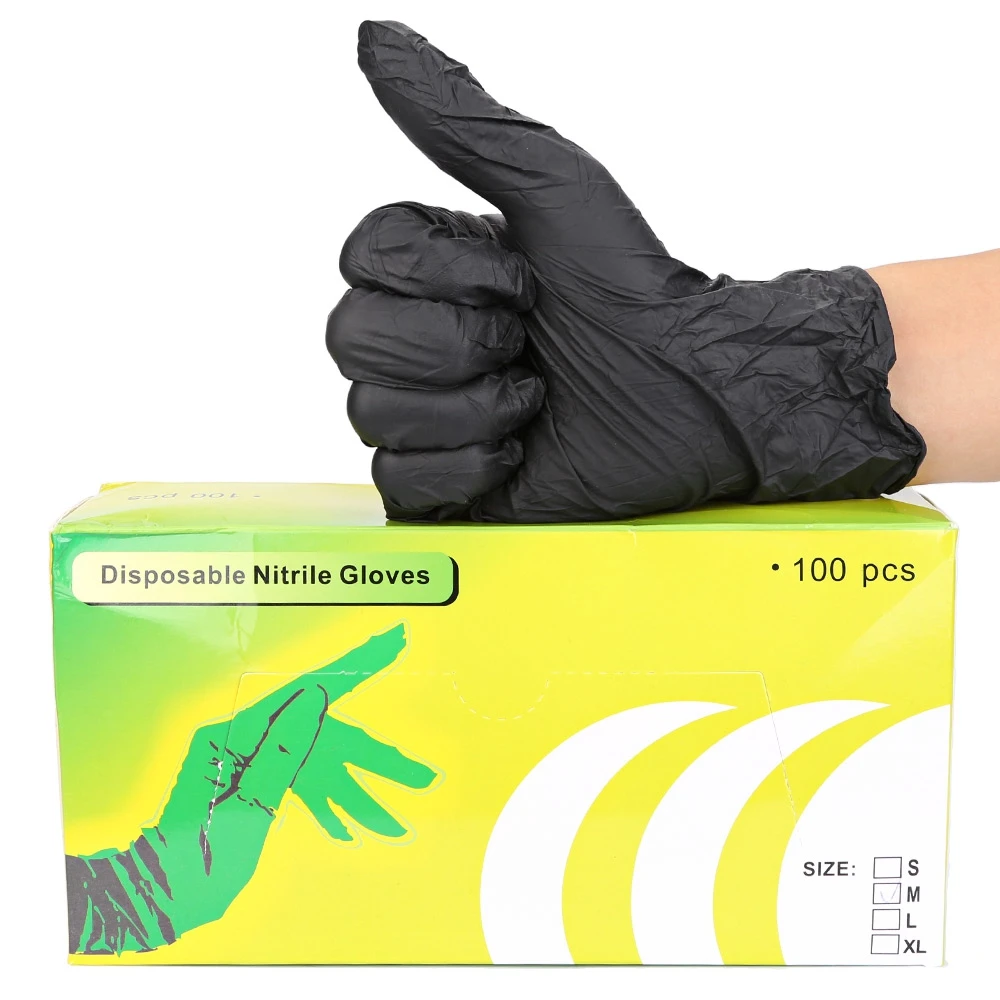 100PCS Large Latex Tattoo Gloves Disposable Soft Black Medical Nitrile Sterile Tattoo Gloves Tattoo Accessories Free Shipping
100PCS Large Latex Tattoo Gloves Disposable Soft Black Medical Nitrile Sterile Tattoo Gloves Tattoo Accessories Free Shipping