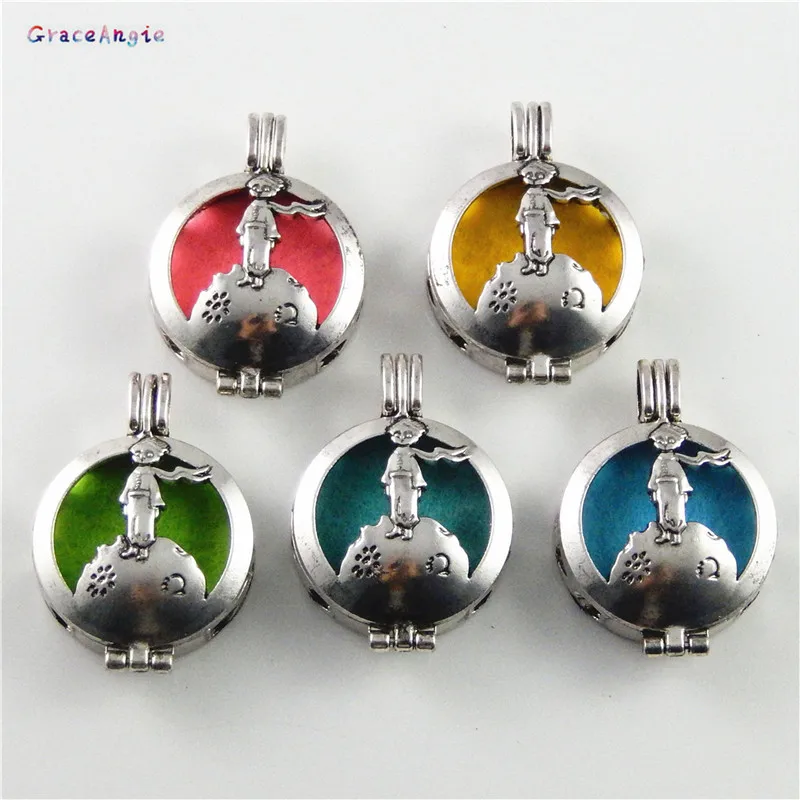 GraceAngie 1PC Little Prince Theme Hollow Pattern Necklace Silver Cage Locket Perfume Essential Oil Diffuser Jewelry Pendant
GraceAngie 1PC Little Prince Theme Hollow Pattern Necklace Silver Cage Locket Perfume Essential Oil Diffuser Jewelry Pendant