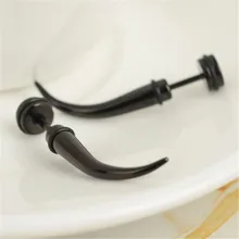 2017 de cristal apresurado de moda Brincos al por mayor K-pop Bigbang g-dragon Gd Top uno de un tipo largo pendientes con punta de aguja(China)