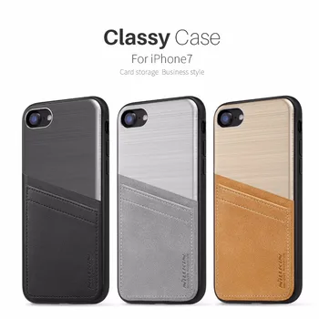 Nillkin for iphone 7 case cover ( 4.7'') Vintage PC +TPU case y PU Leather wallet pocket card slot for iphone7 case phone bags
Nillkin for iphone 7 case cover ( 4.7'') Vintage PC +TPU case y PU Leather wallet pocket card slot for iphone7 case phone bags