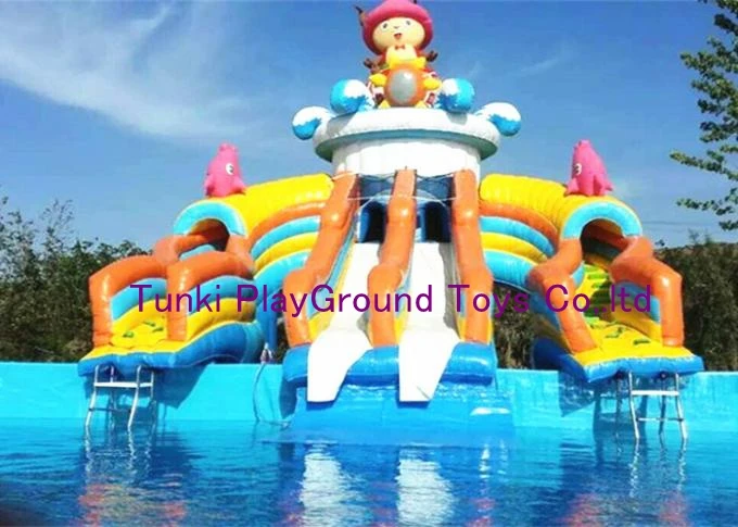 Water Amusement Park Interactive House to Buy Water Slide for Pool