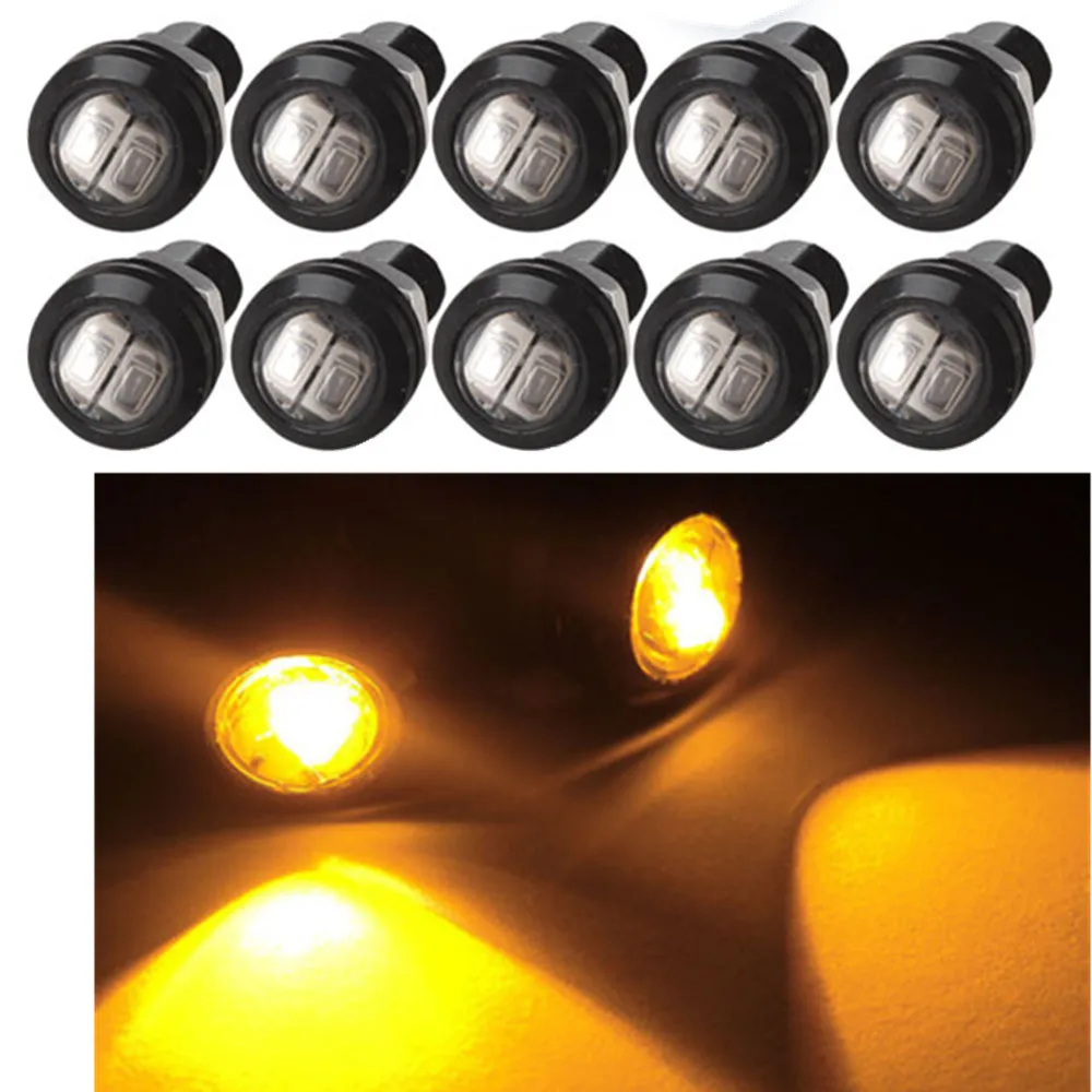 10PCS Amber Yellow 18mm 5730 5730 Eagle Eye LED Light DRL Daytime Running Backup Lights
10PCS Amber Yellow 18mm 5730 5730 Eagle Eye LED Light DRL Daytime Running Backup Lights