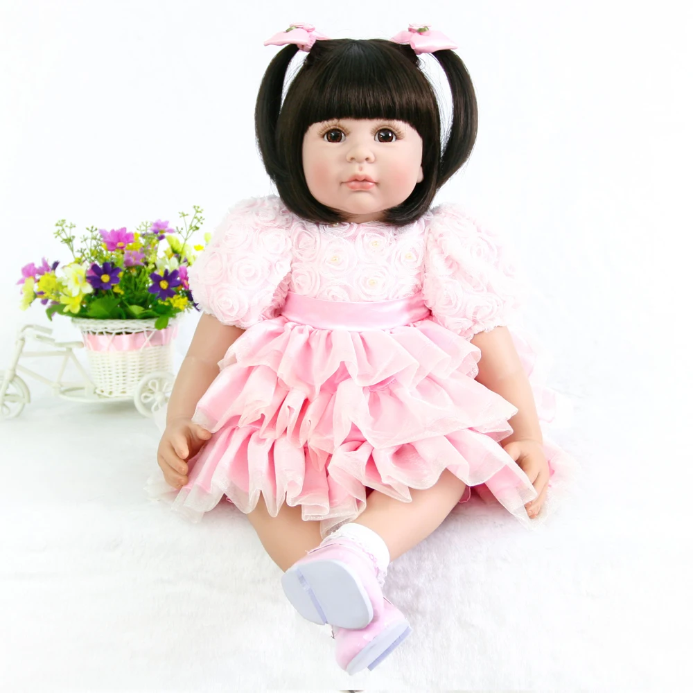 60cm Silicone Reborn Baby Doll Toys Like Real 24inch bebe doll Princess Toddler Babies Dolls Kids Birthday Gift boneca reborn
60cm Silicone Reborn Baby Doll Toys Like Real 24inch bebe doll Princess Toddler Babies Dolls Kids Birthday Gift boneca reborn
