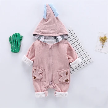 Triangle hat baby jumpsuit autumn new baby boy girl clothes high-end quality bebe romper thick clothing
Triangle hat baby jumpsuit autumn new baby boy girl clothes high-end quality bebe romper thick clothing