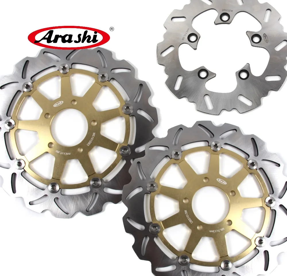 Arashi 1 Set GSX-R 1000 CNC Front & Rear Brake Disc Brake Rotors For Suzuki GSXR1000 2001 2002 GSXR-1000
Arashi 1 Set GSX-R 1000 CNC Front & Rear Brake Disc Brake Rotors For Suzuki GSXR1000 2001 2002 GSXR-1000