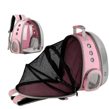 New Transparent Pet Space Capsule Breathable Puppy Backpack Carrier Cat Dog Outdoor Traveling Bag Extensible Backbag
New Transparent Pet Space Capsule Breathable Puppy Backpack Carrier Cat Dog Outdoor Traveling Bag Extensible Backbag