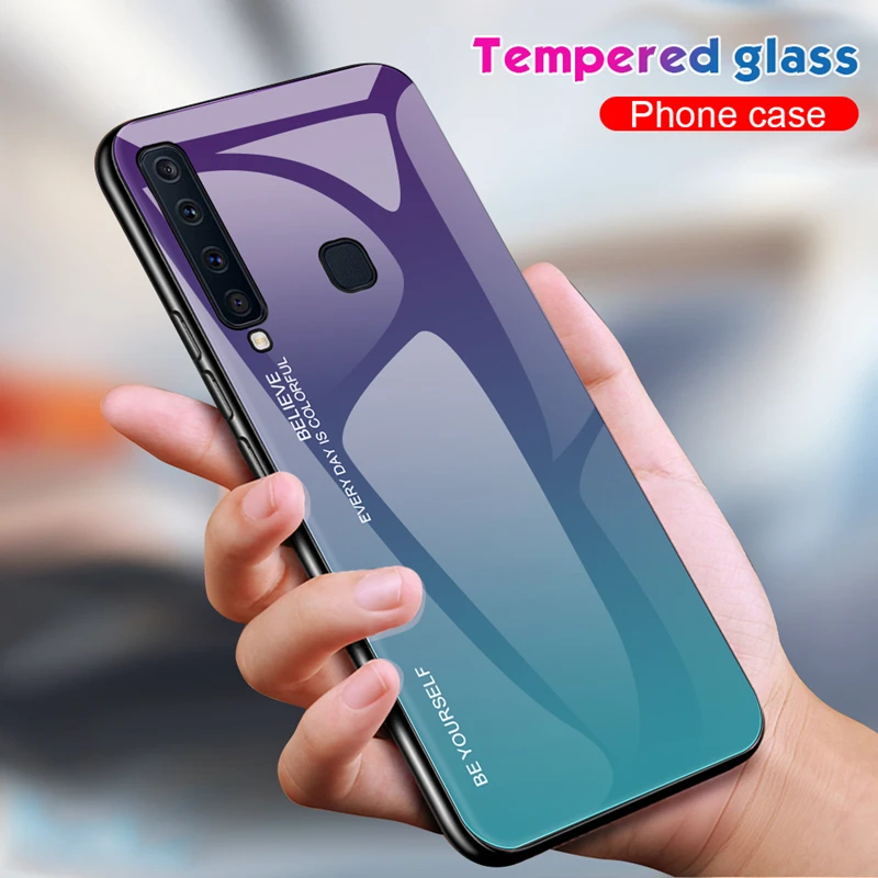 Gradient Tempered Glass Phone Case For Samsung Galaxy A9S A9 2018 A9200 6.3 Inch Silicone Frame Back Cover Anti-scatch Cases
Gradient Tempered Glass Phone Case For Samsung Galaxy A9S A9 2018 A9200 6.3 Inch Silicone Frame Back Cover Anti-scatch Cases
