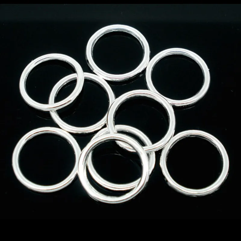 3000Pcs Silver Plated Round Soldered Closed Jump Rings DIY Fashion Jewelry Findings 10mm | Украшения и аксессуары