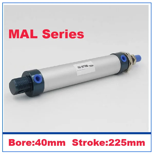 Injection molding machine pneumatic small cylinders aluminum alloy 40mm bore 225mm stroke MAL40-225 mini air cylinder
Injection molding machine pneumatic small cylinders aluminum alloy 40mm bore 225mm stroke MAL40-225 mini air cylinder