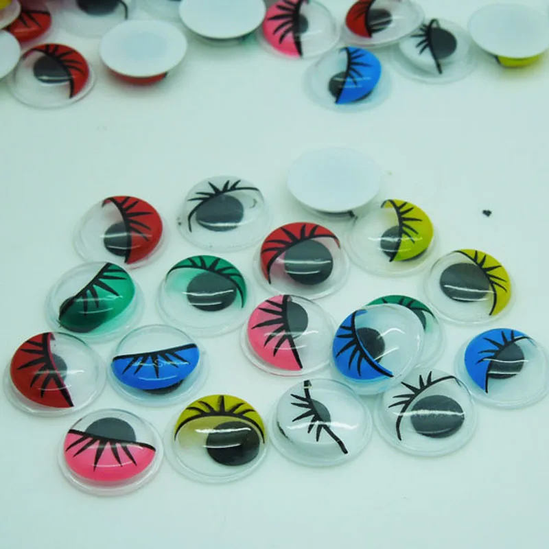300pcs/lot Round Random mixed Color With the Eyelashes Eye Activities Moving Eyes Plastic Eyes For Doll Toy 12mm
300pcs/lot Round Random mixed Color With the Eyelashes Eye Activities Moving Eyes Plastic Eyes For Doll Toy 12mm