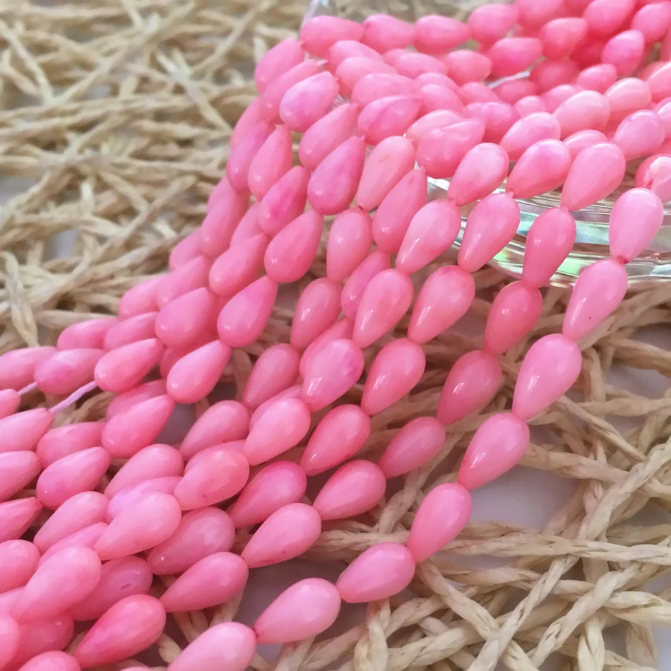 Pink Synthesis coral 5*7mm 6*12mm waterdrop teardrop fit diy necklace bracelet women loose beads jewelry making 15inch B656
Pink Synthesis coral 5*7mm 6*12mm waterdrop teardrop fit diy necklace bracelet women loose beads jewelry making 15inch B656