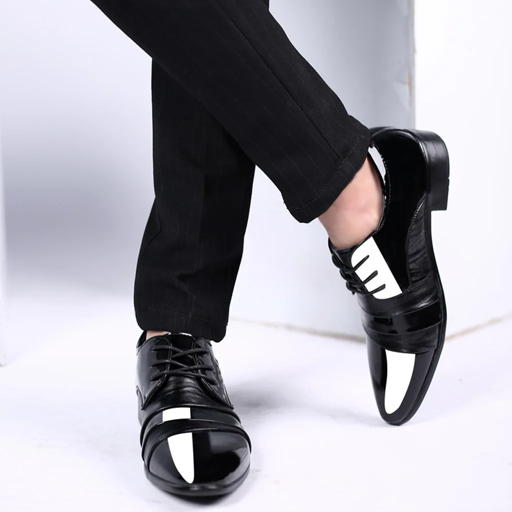 KLV Men's Tango Latin Dance Shoes male Leather sport Shoes Modern Classic Men's Large Size Pointed dance Shoes#3
KLV Men's Tango Latin Dance Shoes male Leather sport Shoes Modern Classic Men's Large Size Pointed dance Shoes#3