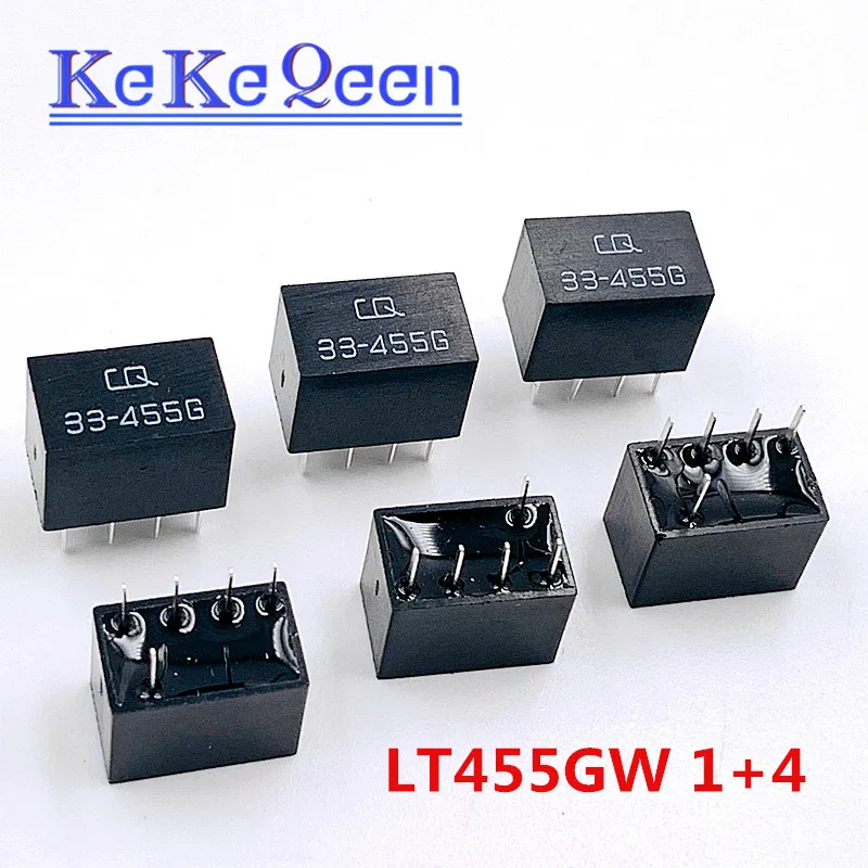 Керамический фильтр для реле сигнала связи CQ 33-100G LT455GW LT455G 455G LT455 1 + 4 5Pin DIP-5 455 кГц, 455 шт./партия
Керамический фильтр для реле сигнала связи CQ 33-100G LT455GW LT455G 455G LT455 1 + 4 5Pin DIP-5 455 кГц, 455 шт./партия