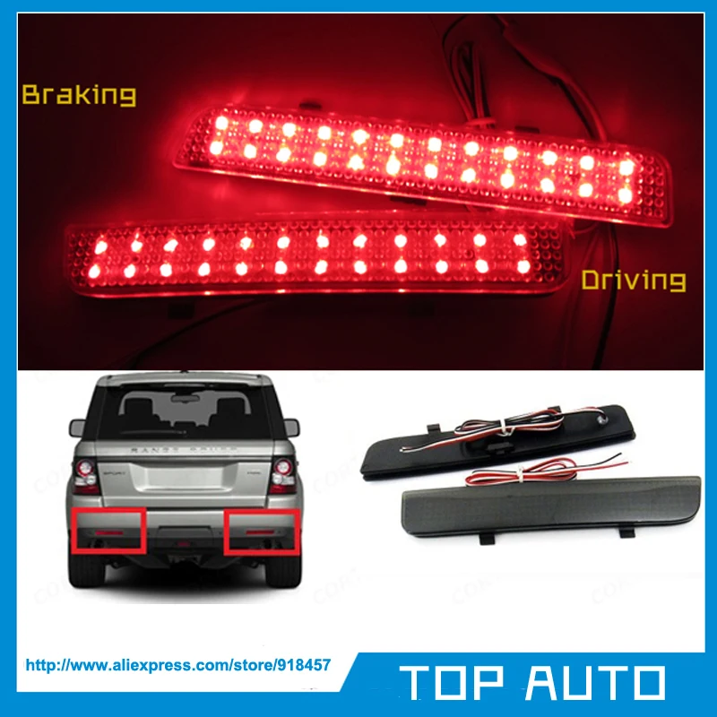 LY022-2 Black Smoked Bumper Reflector LED Rear Brake Light DRL for Range Rover L322 Freelander 2
LY022-2 Black Smoked Bumper Reflector LED Rear Brake Light DRL for Range Rover L322 Freelander 2