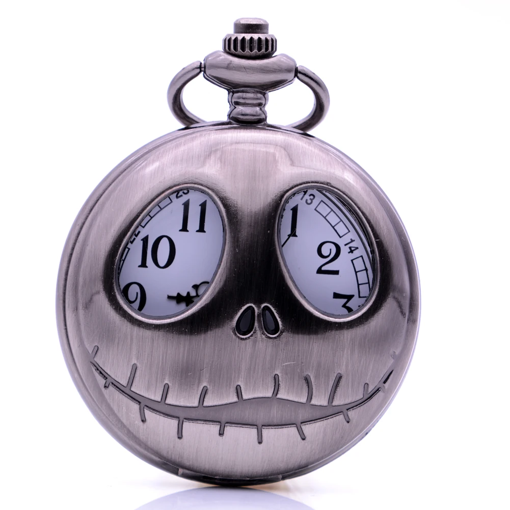 Punk Cool The Nightmare Before Christmas Quartz Pocket Watch Pendant Necklace Chain Mens Women Christmas Gifts reloj de bolsillo
Punk Cool The Nightmare Before Christmas Quartz Pocket Watch Pendant Necklace Chain Mens Women Christmas Gifts reloj de bolsillo