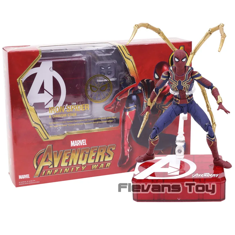 Marvel Avengers Infinity War SHF S.H.Figuarts Spiderman Iron Spider PVC Action Figure Toy
Marvel Avengers Infinity War SHF S.H.Figuarts Spiderman Iron Spider PVC Action Figure Toy