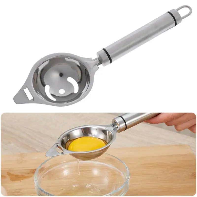 Egg Separator 304 Stainless Steel Egg Yolk Separator Egg White Separator Food Grade Kitchen Gadget Kitchen Utensil
Egg Separator 304 Stainless Steel Egg Yolk Separator Egg White Separator Food Grade Kitchen Gadget Kitchen Utensil