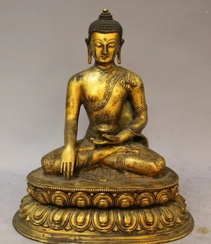 wholesale factory 11" Old Tibet Bronze 24K Gold 8 treasure Shakyamuni Sakyamuni Amitabha Buddha AE1024 AB1025
wholesale factory 11" Old Tibet Bronze 24K Gold 8 treasure Shakyamuni Sakyamuni Amitabha Buddha AE1024 AB1025