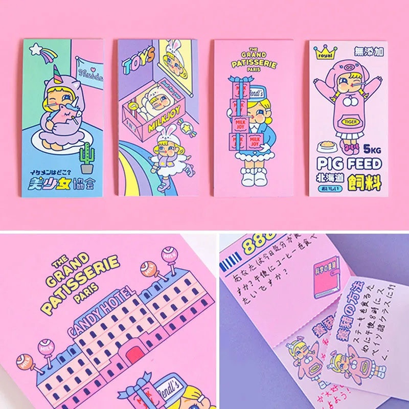 Cute Kawaii Pink Ins Lollipop Sweet Girl Sticky Note Memo Pad Office Planner Sticker Paper Korean Stationery Notepad
Cute Kawaii Pink Ins Lollipop Sweet Girl Sticky Note Memo Pad Office Planner Sticker Paper Korean Stationery Notepad