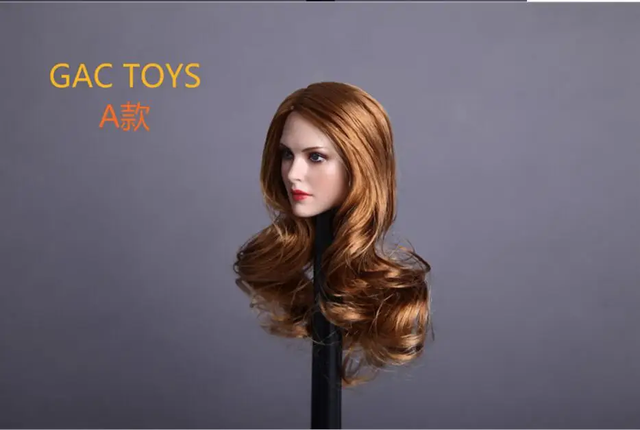 GC005 1//6 American Female Head Sculpt C For Hot Toys Phicen Female Figure C