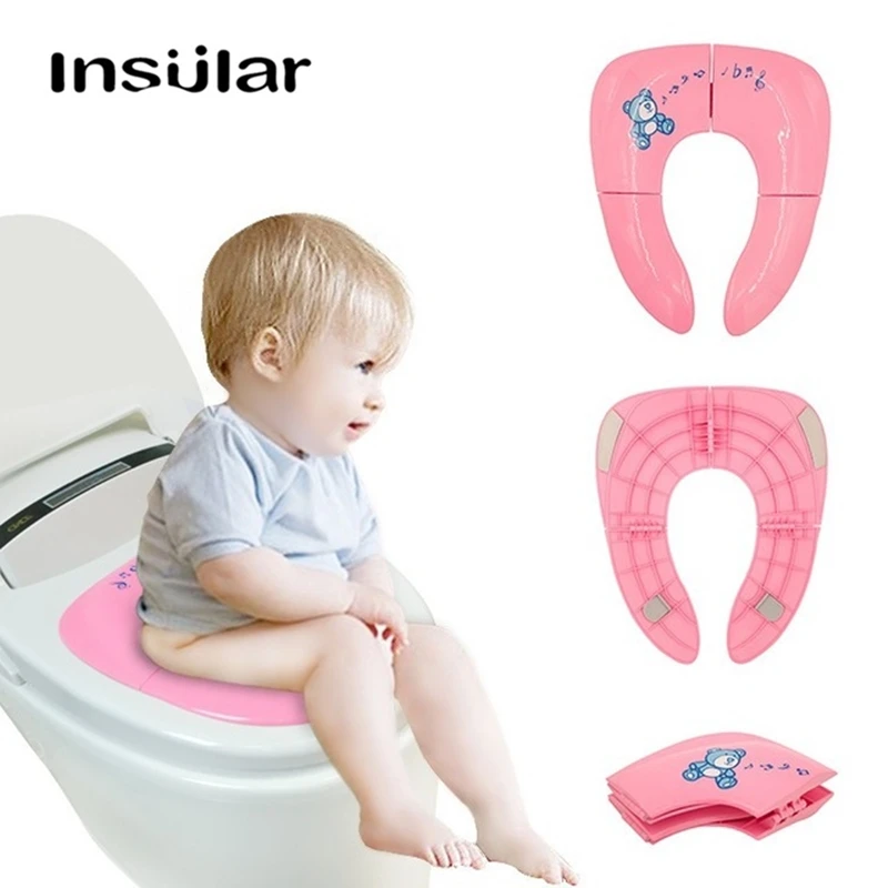 INSULAR Baby Portable Folding Reusable Travel Toilet Potty Training Seat Covers Liners with Carry Bag for Babies/Toddlers/Kids
INSULAR Baby Portable Folding Reusable Travel Toilet Potty Training Seat Covers Liners with Carry Bag for Babies/Toddlers/Kids