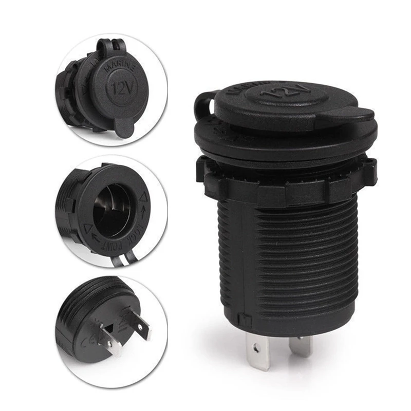 Cigarette Lighter Socket 12V Waterproof Car Boat Motorcycle Cigarette Lighter Sockets Power Plug Outlet
Cigarette Lighter Socket 12V Waterproof Car Boat Motorcycle Cigarette Lighter Sockets Power Plug Outlet