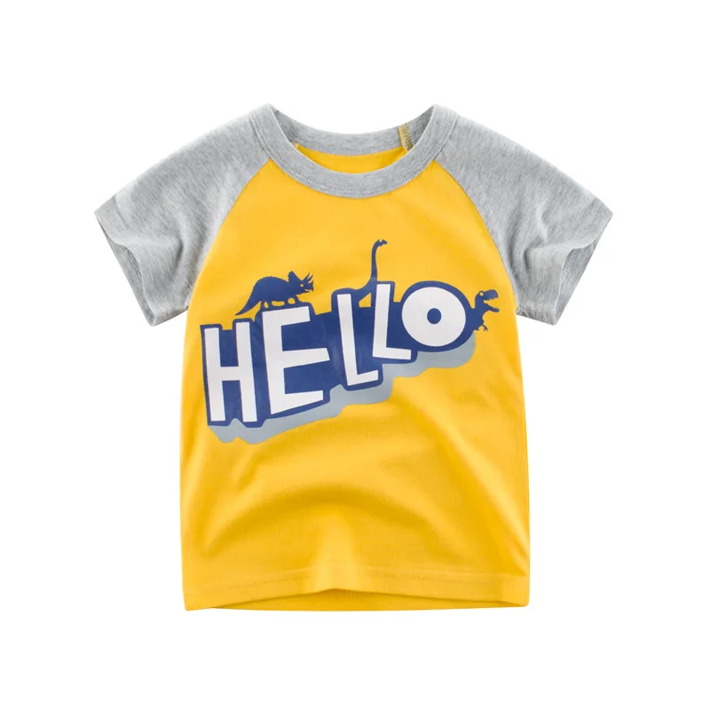 2019 Summer Boys Short Sleeve T-Shirt Letter Print Children Fashion T Shirts For Boys Kids Girls Cotton Tops Tees Summer Clothes
2019 Summer Boys Short Sleeve T-Shirt Letter Print Children Fashion T Shirts For Boys Kids Girls Cotton Tops Tees Summer Clothes