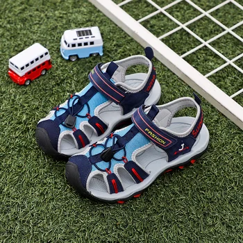 SKHEK Kids Boy Summer Sandals Children Flats Breathable Anti-slippery Boys Girls Closed Toe Sandalias Fashion Shoes for Child
SKHEK Kids Boy Summer Sandals Children Flats Breathable Anti-slippery Boys Girls Closed Toe Sandalias Fashion Shoes for Child