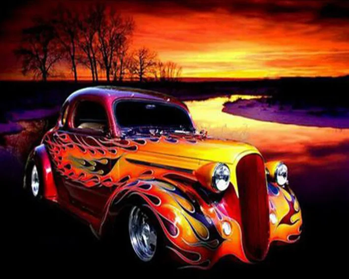 5D DIY Diamond Painting landscape Car Diamond Embroidery birthday present Full drilling Christmas gift
5D DIY Diamond Painting landscape Car Diamond Embroidery birthday present Full drilling Christmas gift