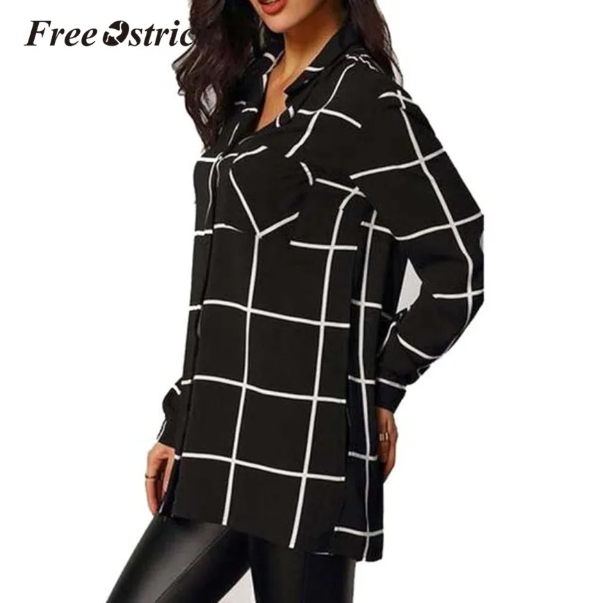 Free Ostrich Luxury Blouse Women Autumn Long Sleeve Plaid Loose Outerwear Button Casual Turn-down Collar Women Tops Blusas
Free Ostrich Luxury Blouse Women Autumn Long Sleeve Plaid Loose Outerwear Button Casual Turn-down Collar Women Tops Blusas