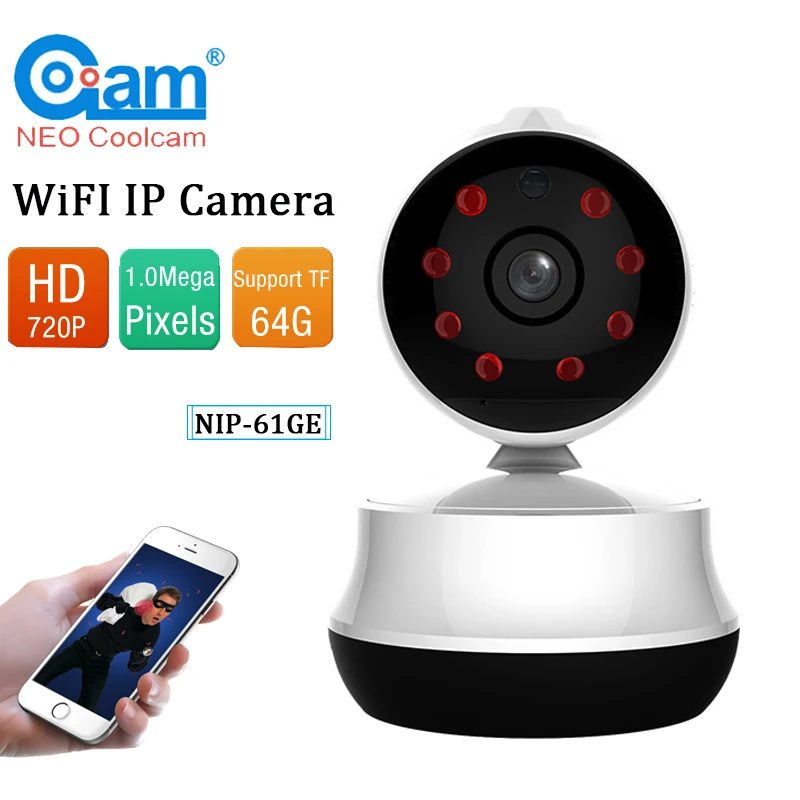 NEO COOLCAM HD 720P Wifi IP Camera Wi-Fi Night Vision Wireless Mini P2P CCTV Security Onvif Indoor Home Surveillance Cameras
NEO COOLCAM HD 720P Wifi IP Camera Wi-Fi Night Vision Wireless Mini P2P CCTV Security Onvif Indoor Home Surveillance Cameras