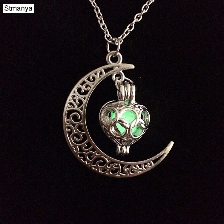 New Fashion stone shine moon Charm Luminous Stone necklaces Pendants fashion wholesale jewelry Statement Necklace women N1113
New Fashion stone shine moon Charm Luminous Stone necklaces Pendants fashion wholesale jewelry Statement Necklace women N1113