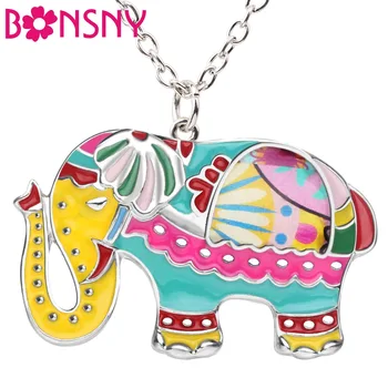 Bonsny Enamel Alloy Floral Elephant Necklace Pendant Chain Choker Wild Cartoon Animal Jewelry For Women Girls Teen Birthday Gift
Bonsny Enamel Alloy Floral Elephant Necklace Pendant Chain Choker Wild Cartoon Animal Jewelry For Women Girls Teen Birthday Gift