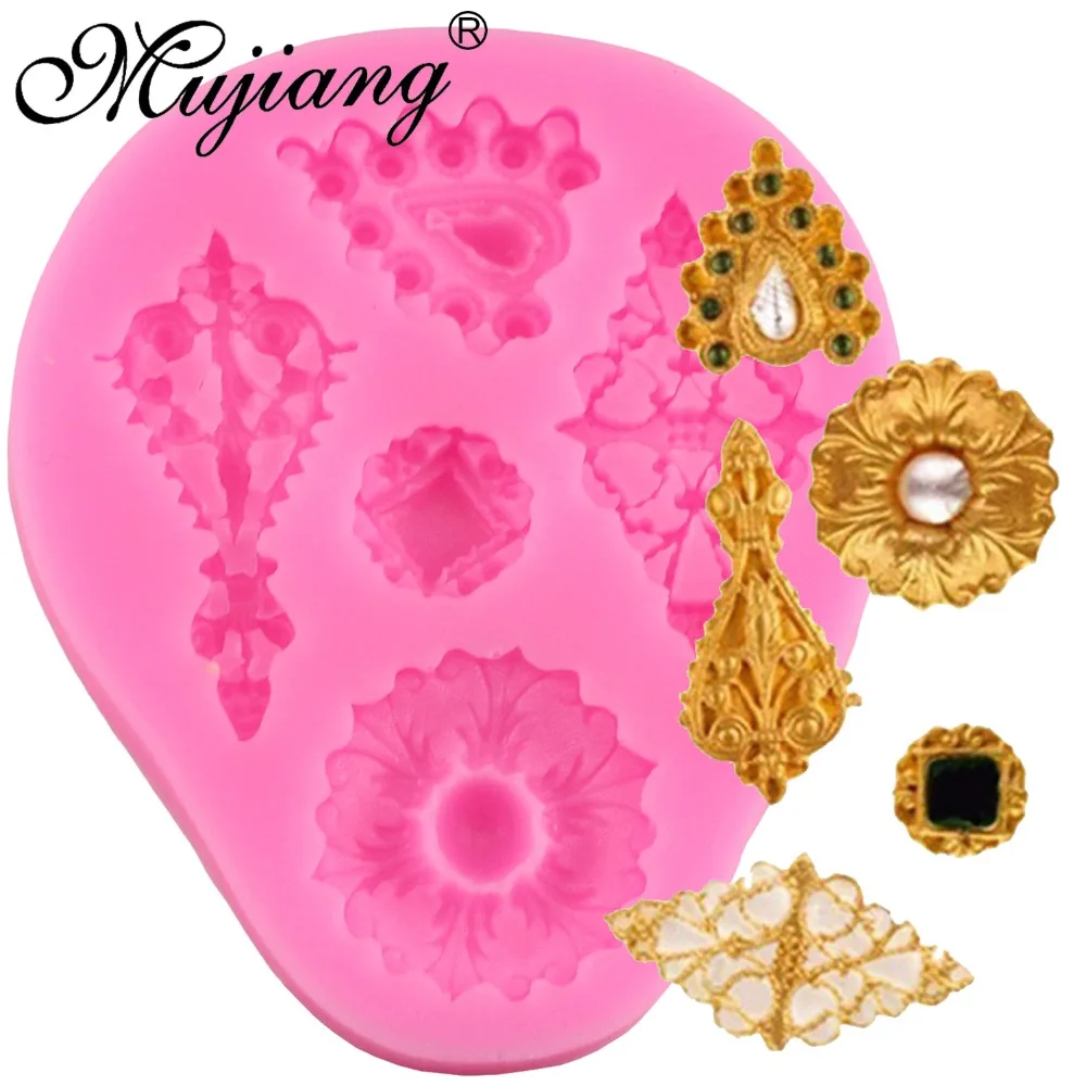 Mujiang DIY Diamonds Gem Silicone Fondant Molds Vintage Charming Jewelry Cake Decorating Tools Candy Chocolate Gumpaste Moulds
Mujiang DIY Diamonds Gem Silicone Fondant Molds Vintage Charming Jewelry Cake Decorating Tools Candy Chocolate Gumpaste Moulds