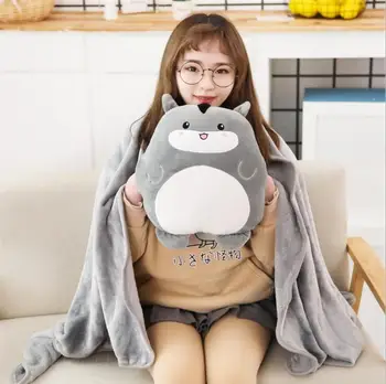 1pc 35cm cartoon hamster dinosaur flamingo soft plush cushion + coral velvet blanket stuffed toy creative girl romantic gift
1pc 35cm cartoon hamster dinosaur flamingo soft plush cushion + coral velvet blanket stuffed toy creative girl romantic gift