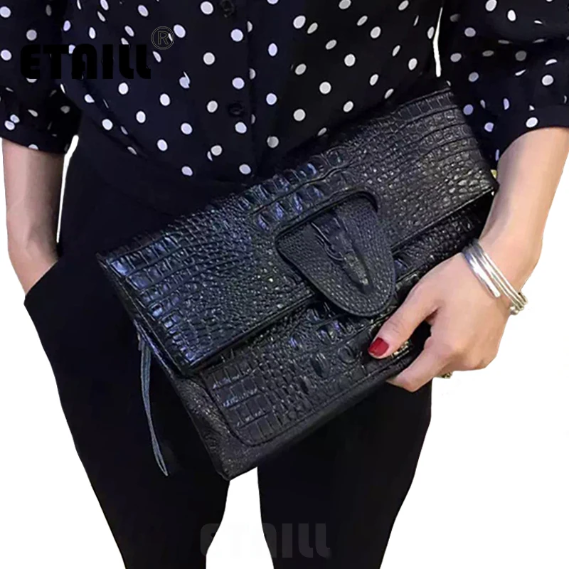 Alligator Leather Hand Bag Double Zipper Embossed Crocodile Clutch Wallet Male Travel Shoulder Bag Leather Envelope Clutches
Alligator Leather Hand Bag Double Zipper Embossed Crocodile Clutch Wallet Male Travel Shoulder Bag Leather Envelope Clutches