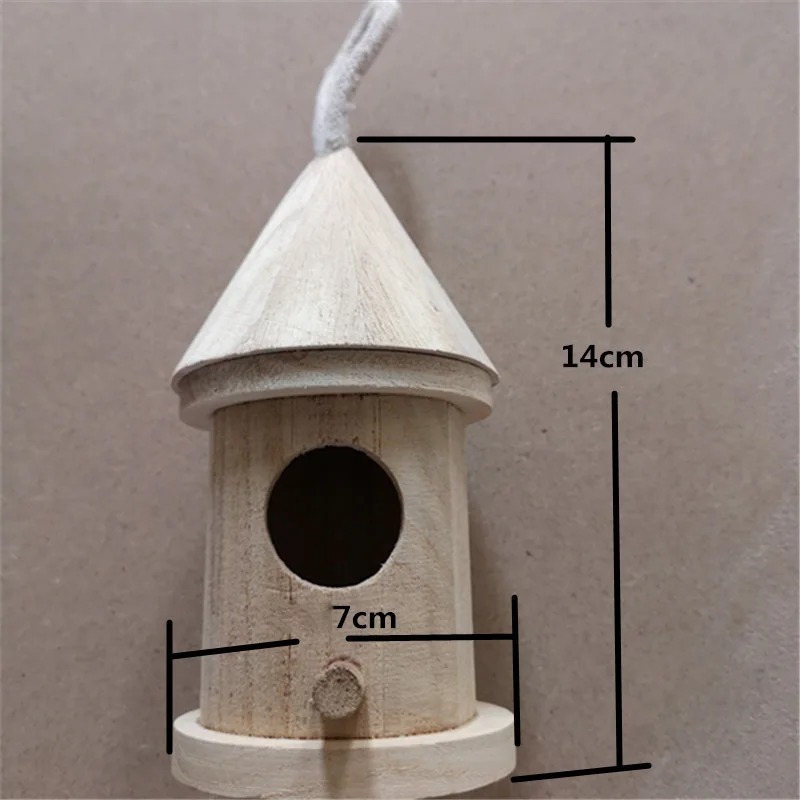 1pc Wood Birds Nest Box DIY Breeding Parrot Cockatiels Swallows Nest Outdoors Roof Wooden Bird House Hanging Decoration
1pc Wood Birds Nest Box DIY Breeding Parrot Cockatiels Swallows Nest Outdoors Roof Wooden Bird House Hanging Decoration