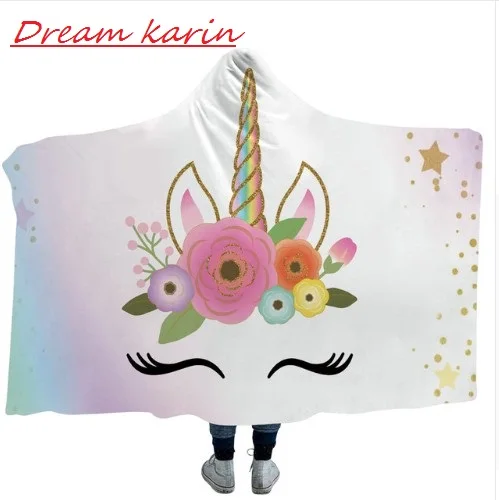 2019 Champagne Flower Unicorn Spot Pattern 3D Printed Plush Hooded Blanket for Adults Kid Warm Wearable Fleece Throw Blankets
2019 Champagne Flower Unicorn Spot Pattern 3D Printed Plush Hooded Blanket for Adults Kid Warm Wearable Fleece Throw Blankets