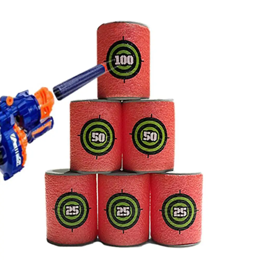 LeadingStar 6PCS EVA Soft Bullet Target Foam Can Target Dart Foam Gun Shoot Kids Toy for NERF N-Strike Blasters
LeadingStar 6PCS EVA Soft Bullet Target Foam Can Target Dart Foam Gun Shoot Kids Toy for NERF N-Strike Blasters
