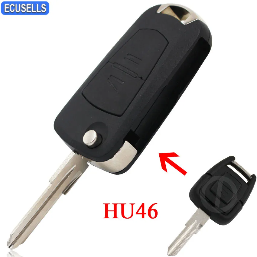 2 Button Conversion Folding Flip Remote Smart Car Key Shell Case Fob HU46 Uncut Blade for Opel Astra Vectra Zafira Corsa Kadett
2 Button Conversion Folding Flip Remote Smart Car Key Shell Case Fob HU46 Uncut Blade for Opel Astra Vectra Zafira Corsa Kadett