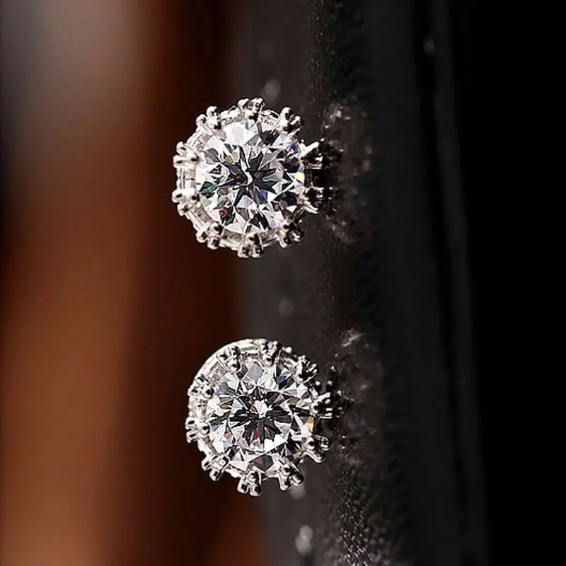 Classic Cubic Zirconia Stud Earring For Women Girls Exquisite Rhinestone Lady Accessories Cute Romantic style Push-back Earrings
Classic Cubic Zirconia Stud Earring For Women Girls Exquisite Rhinestone Lady Accessories Cute Romantic style Push-back Earrings