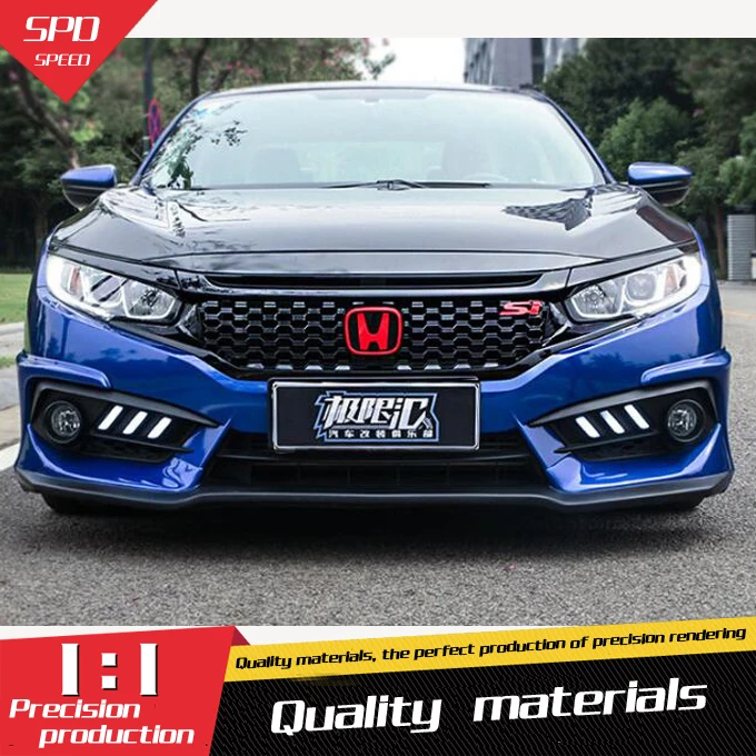 Для Honda Civic bake хромированный Передний фонарь подходит для передний бампер решетка